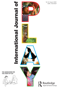 Cover of the International Journal of Play